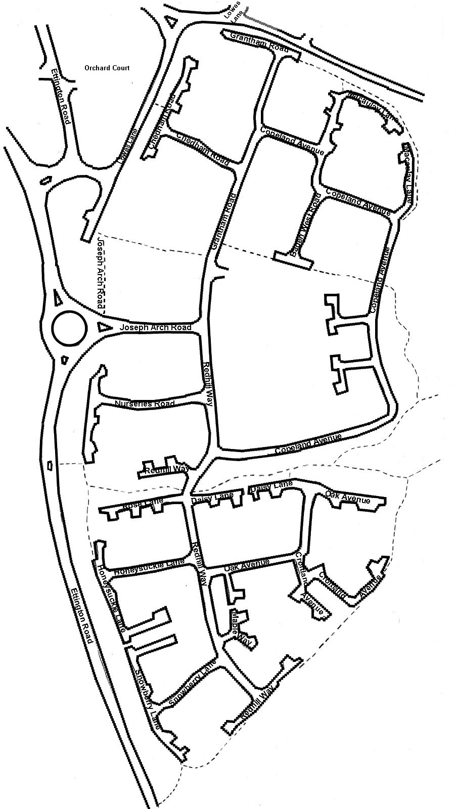 Redhill Park Map