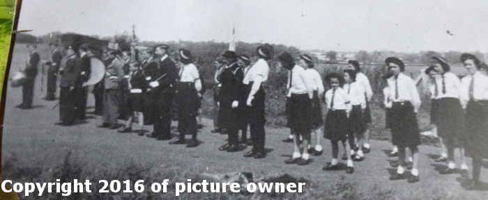 Ellingham brigades in the Church Parade