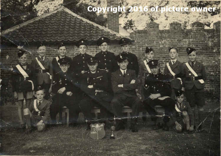 Kirby Cane church Lads Brigade c 1948