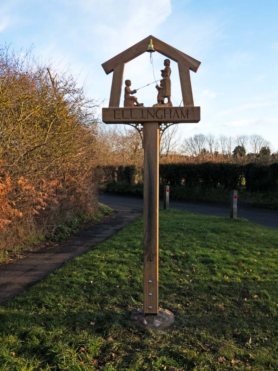Ellingham village sign