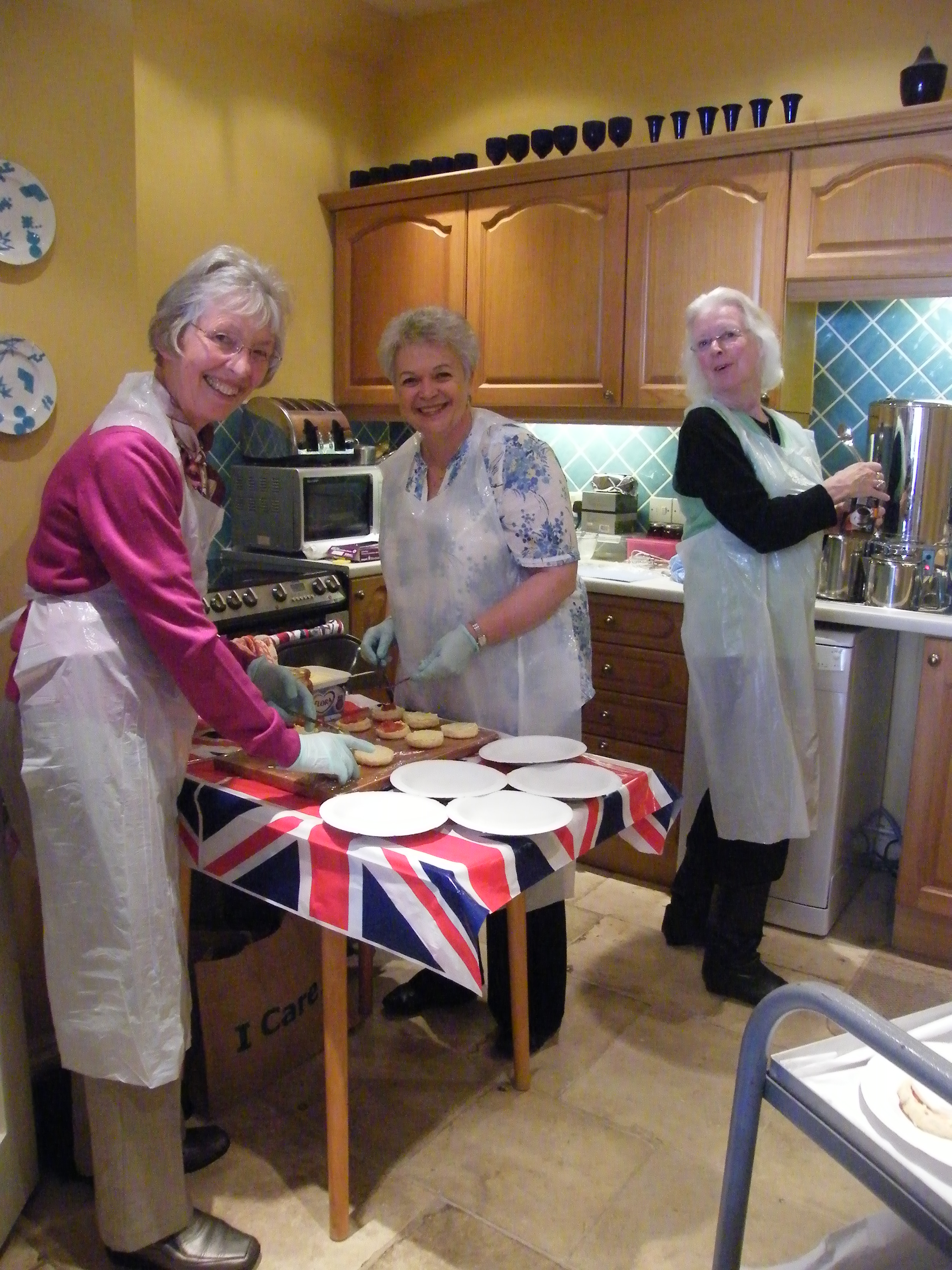 Diamond Jubilee Lunch at the Vicarage, June 2012