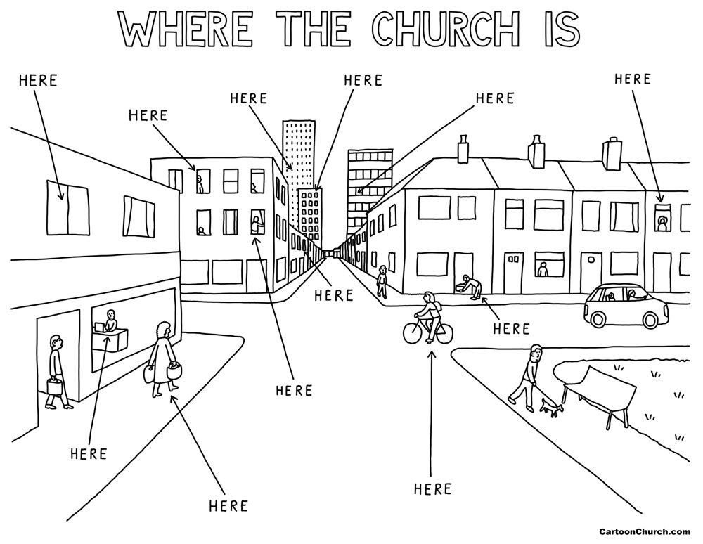 where the church is