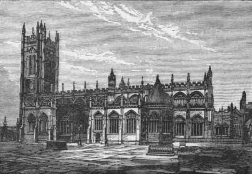 Manchester Collegiate Church - now Manchester Cathedral Manchester Collegiate Church - now Manchester Cathedral
