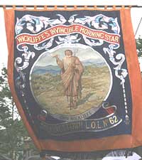 Wycliffe's Invincible Morning Star Orange Banner Wycliffe's Invincible Morning Star Orange Banner