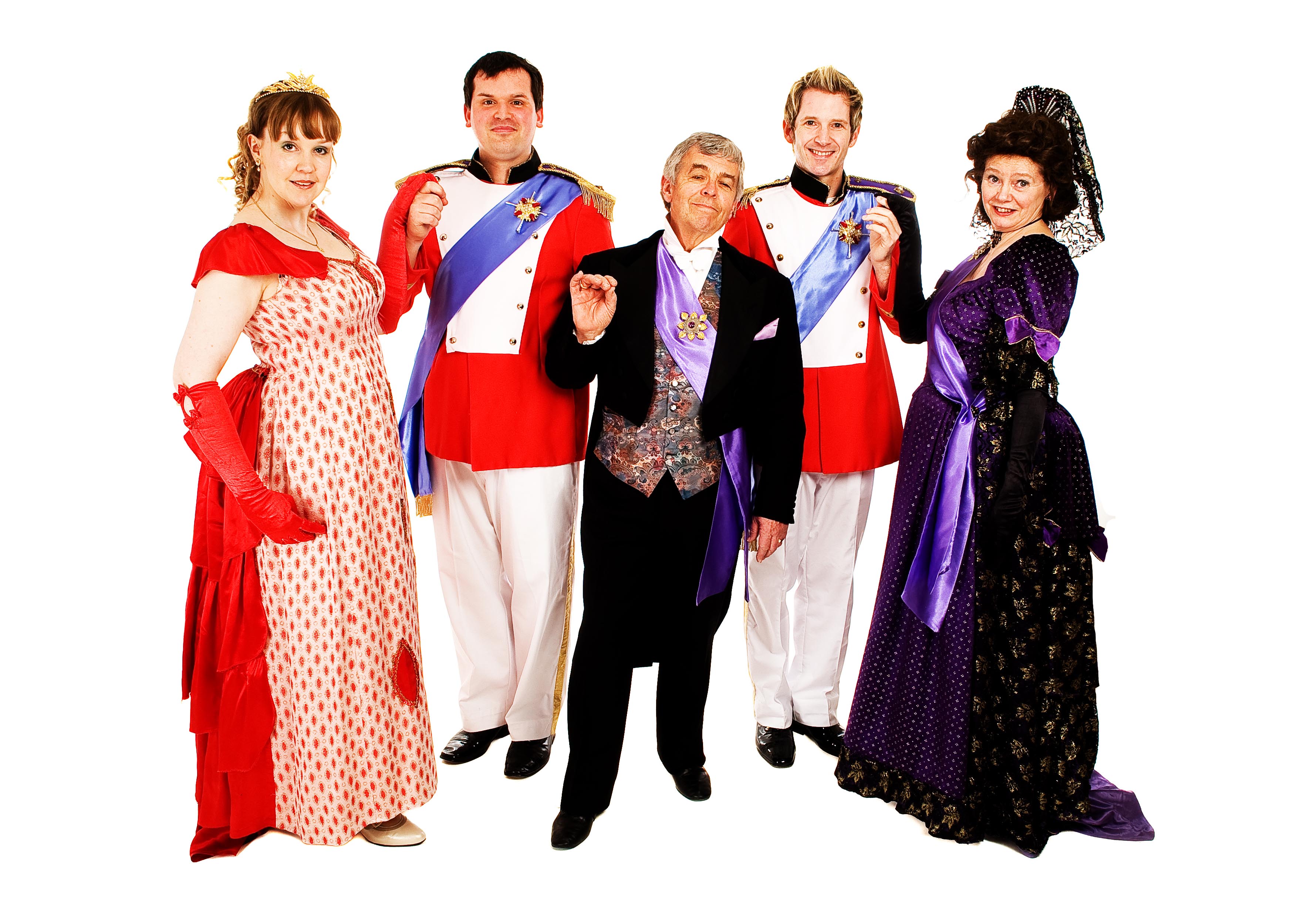Gondoliers with Plaza Toro family