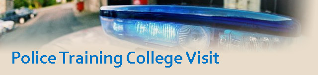 Police training college visit