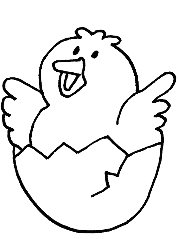baby chick coloring pages - photo #6