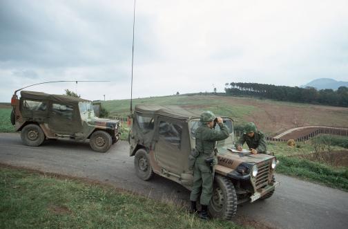 11th Armoured Cavalry with two M151 A1s