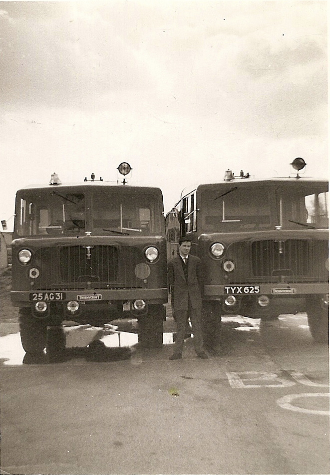 RAF Worksop, fire Service, 4 FTS, Thornycroft, Nubian, DP1