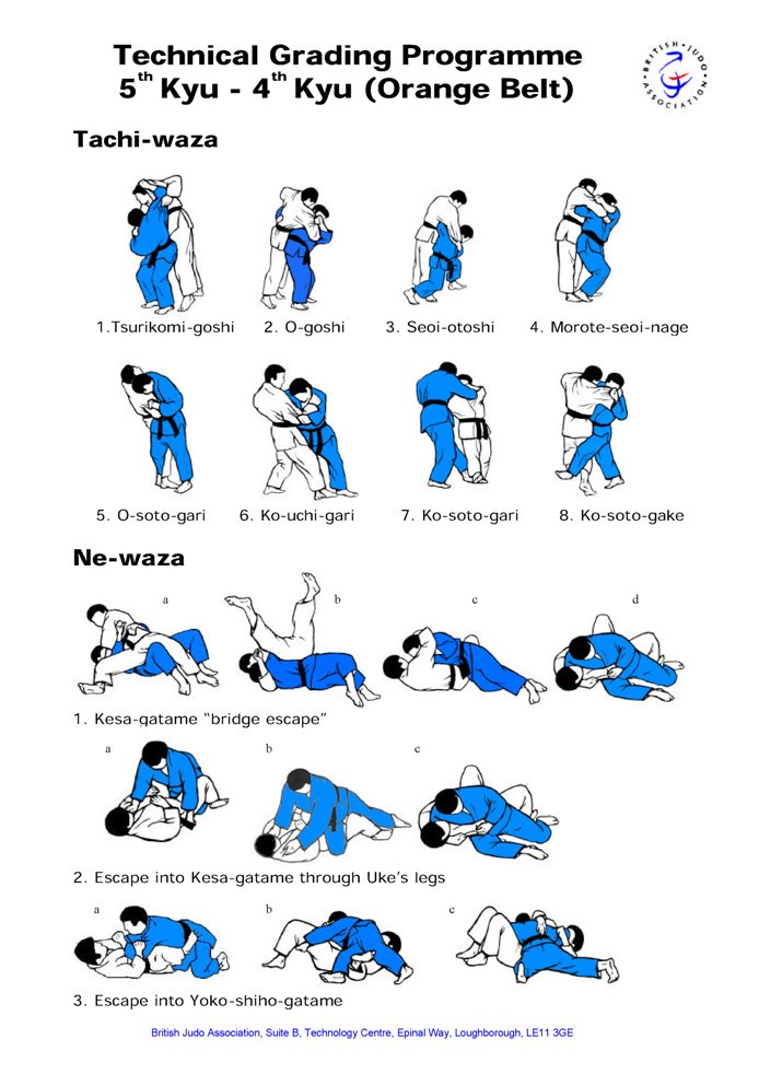 Boston Judo Club - SENIOR PICTURE GUIDE