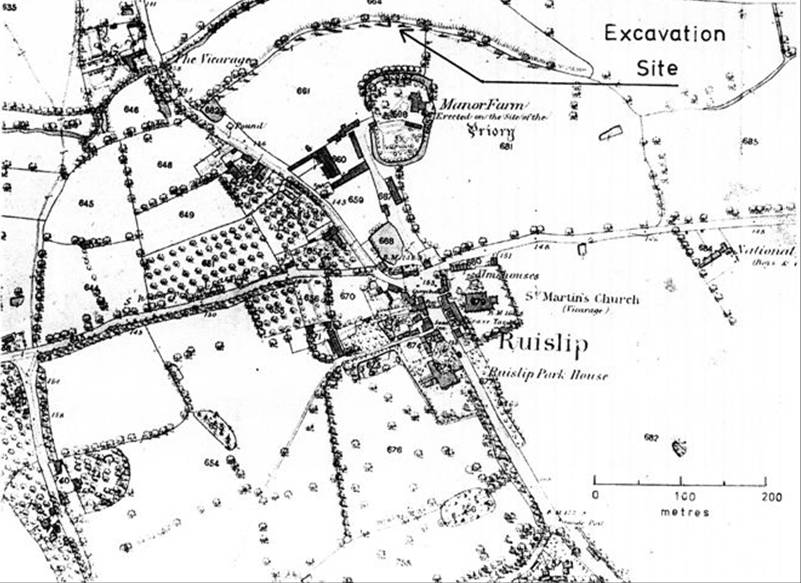 os map of Ruislip